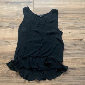 Rachel Zoe Black Blouse sleeveless size Medium